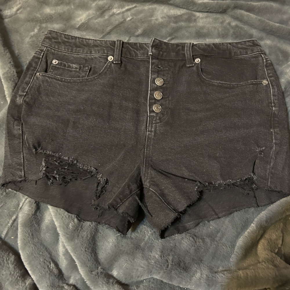 Torrid High Rise Denim Shorts